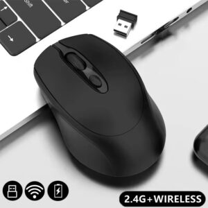 2.4G Rechargeable Bluetooth-Compatible Wireless Mouse