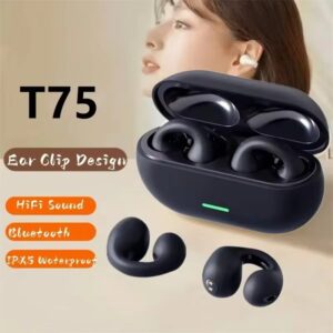 Alternative view of Original T75 TWS Touch Control Wireless Headphones Bluetooth Earphones